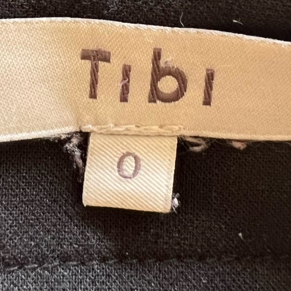 tibi pants casual black Size 0 XS zip close pockets - Picture 7 of 7